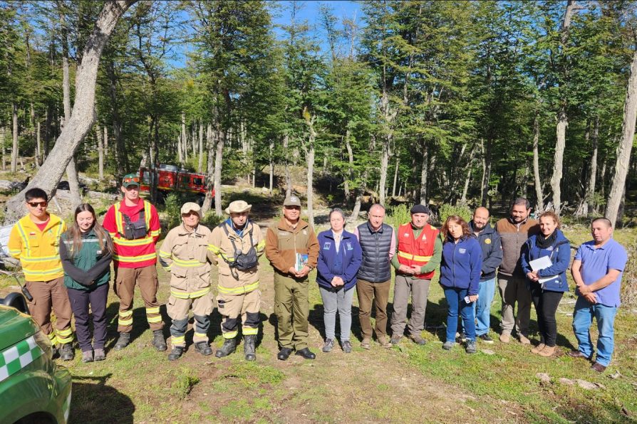 COGRID refuerza coordinación de seguridad en sectores rurales de Cochrane