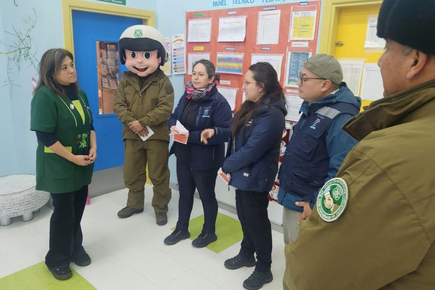 Delegación Presidencial refuerza la Campaña de Prevención de Invierno 2025 en jardines infantiles de Cochrane