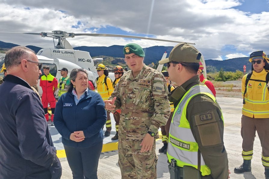 Gobierno y autoridades locales fortalecen prevención y respuesta ante incendios forestales en Cochrane